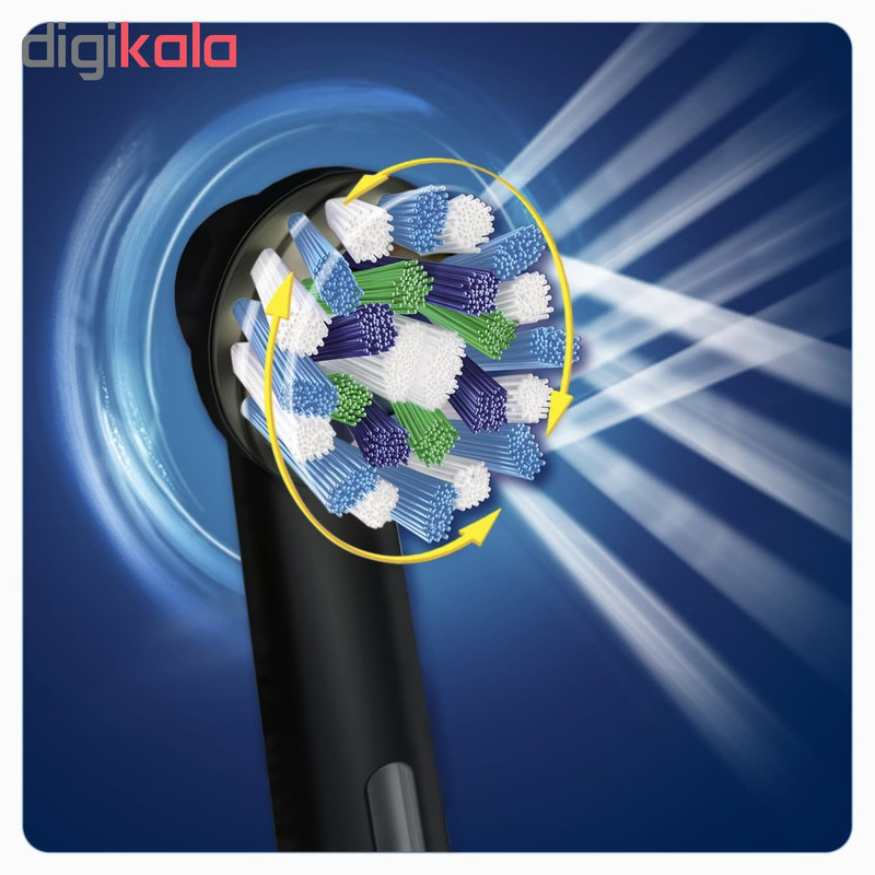 سری یدک مسواک برقی اورال-بی مدل Cross action بسته 2 عددی