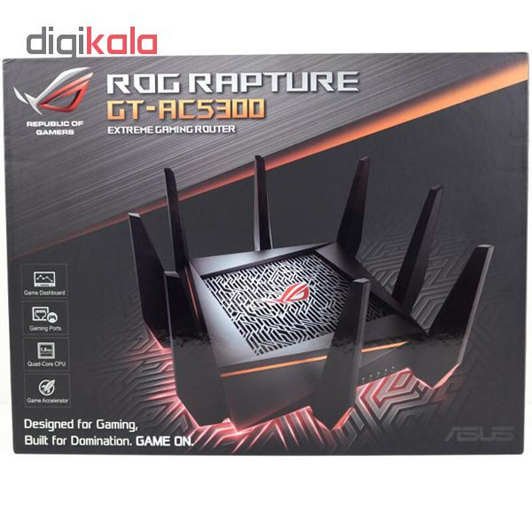 روتر بی‌ سیم ایسوس مدل ROG RAPTURE RT-AC5300 GT 2