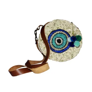 کیف حصیر بافی کد F033