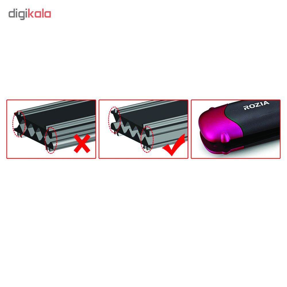 اتو و حالت دهنده مو روزیا مدل HR755 -  - 6