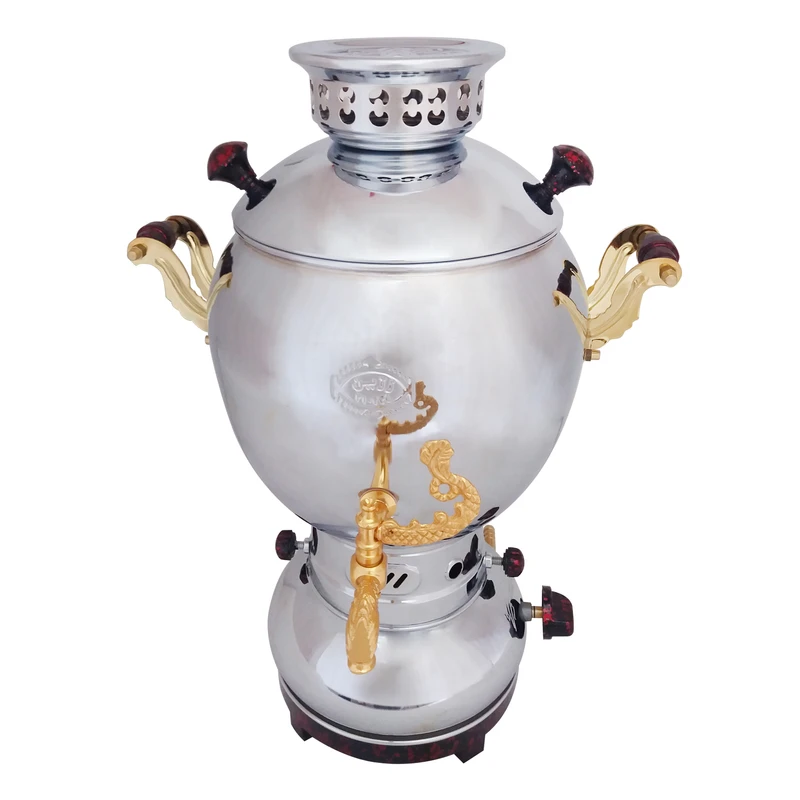 سماور گازی زرین مدل norsha2 ظرفیت 6 لیتر