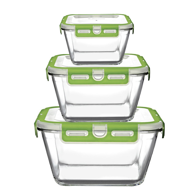 ظرف نگهدارنده پاشا باغچه مدل storemax مجموعه سه عددی