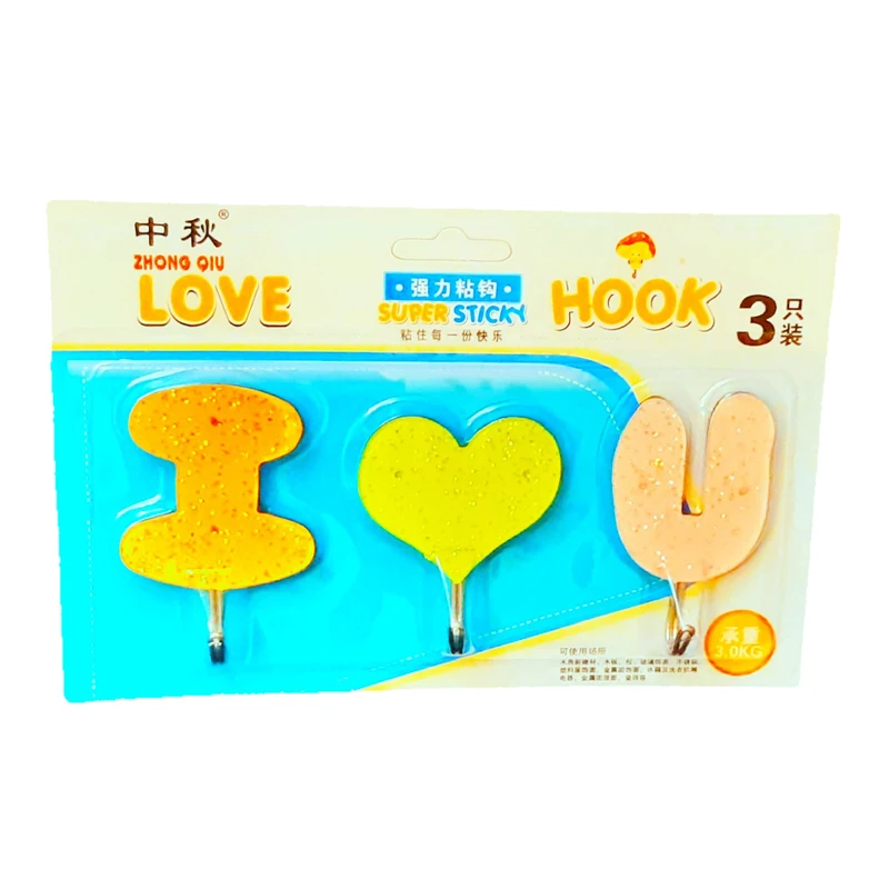 گیره طرح آی لاو یو مجموعه 3 عددی