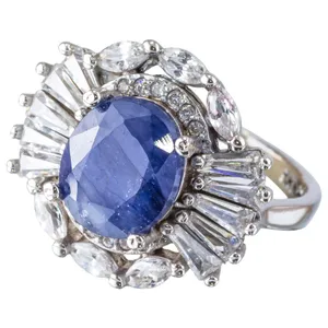 انگشتر نقره زنانه طهران گوهر مدل TG7214