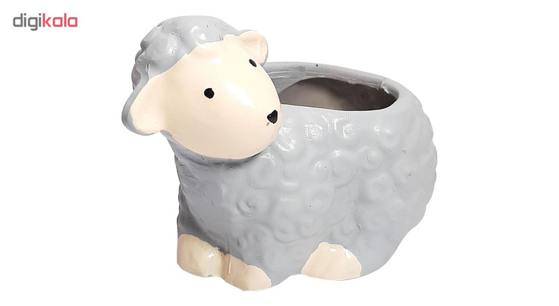 گلدان طرح گوسفند کد 164 مجموعه 2 عددی