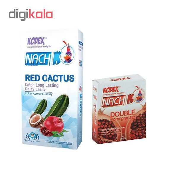 کاندوم ناچ کدکس مدل red cactus بسته 12 عددی به همراه کاندوم مدل double pomegranate بسته 3 عددی کاندوم ناچ کدکس مدل red cactus بسته 12 عددی به همراه کاندوم مدل double pomegranate بسته 3 عددی