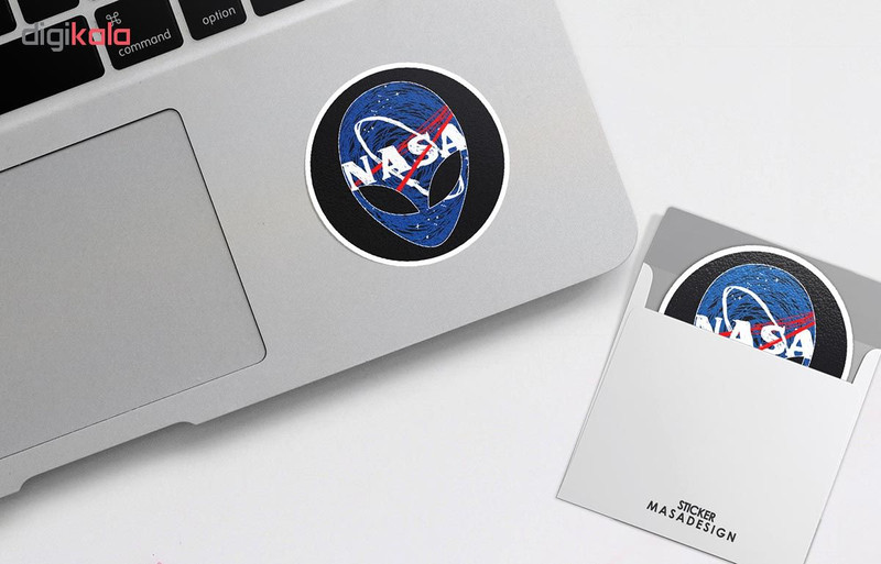 استیکر لپ تاپ ماسا دیزاین طرح آدم فضایی مدل STK41