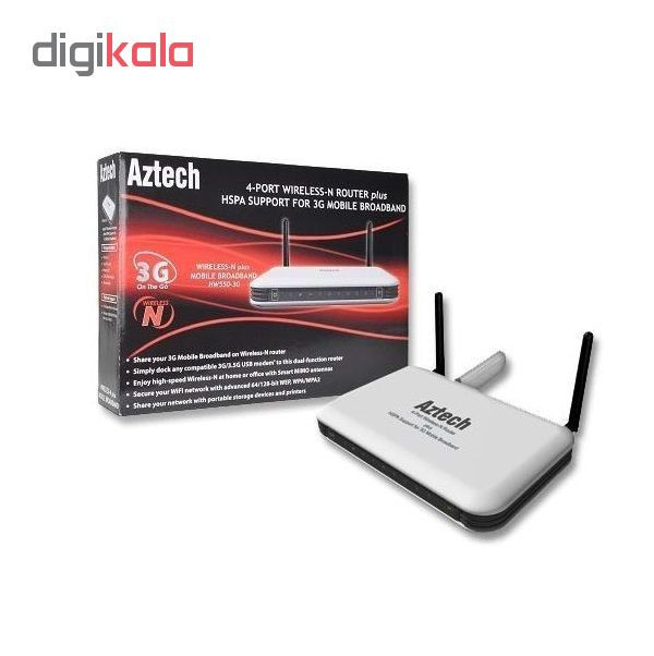 روتر بی سیم آزتچ مدل HW550-3G