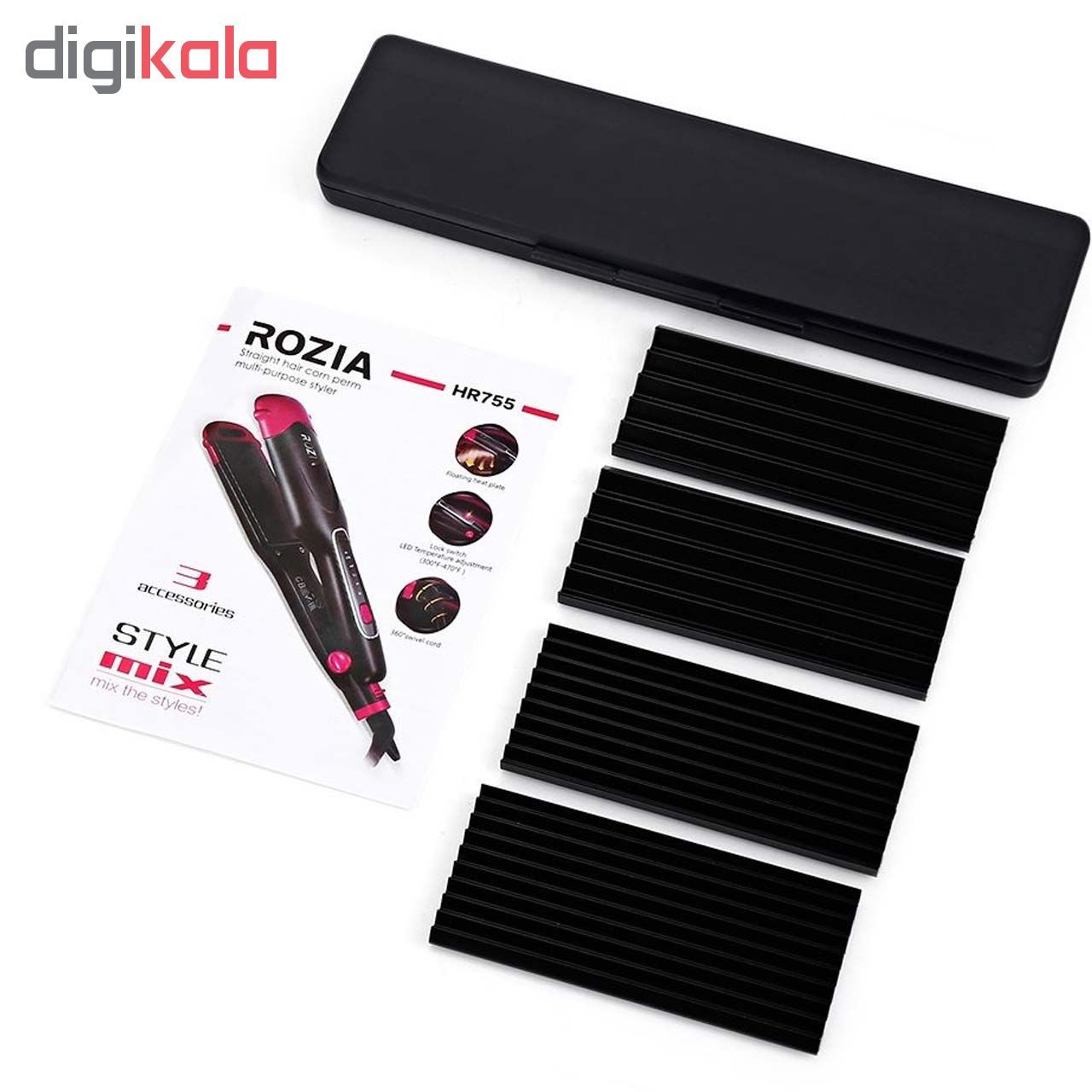 اتو و حالت دهنده مو روزیا مدل HR755 -  - 5