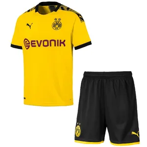 ست تیشرت و شورت ورزشی مردانه طرح دورتموند کد 2019.20