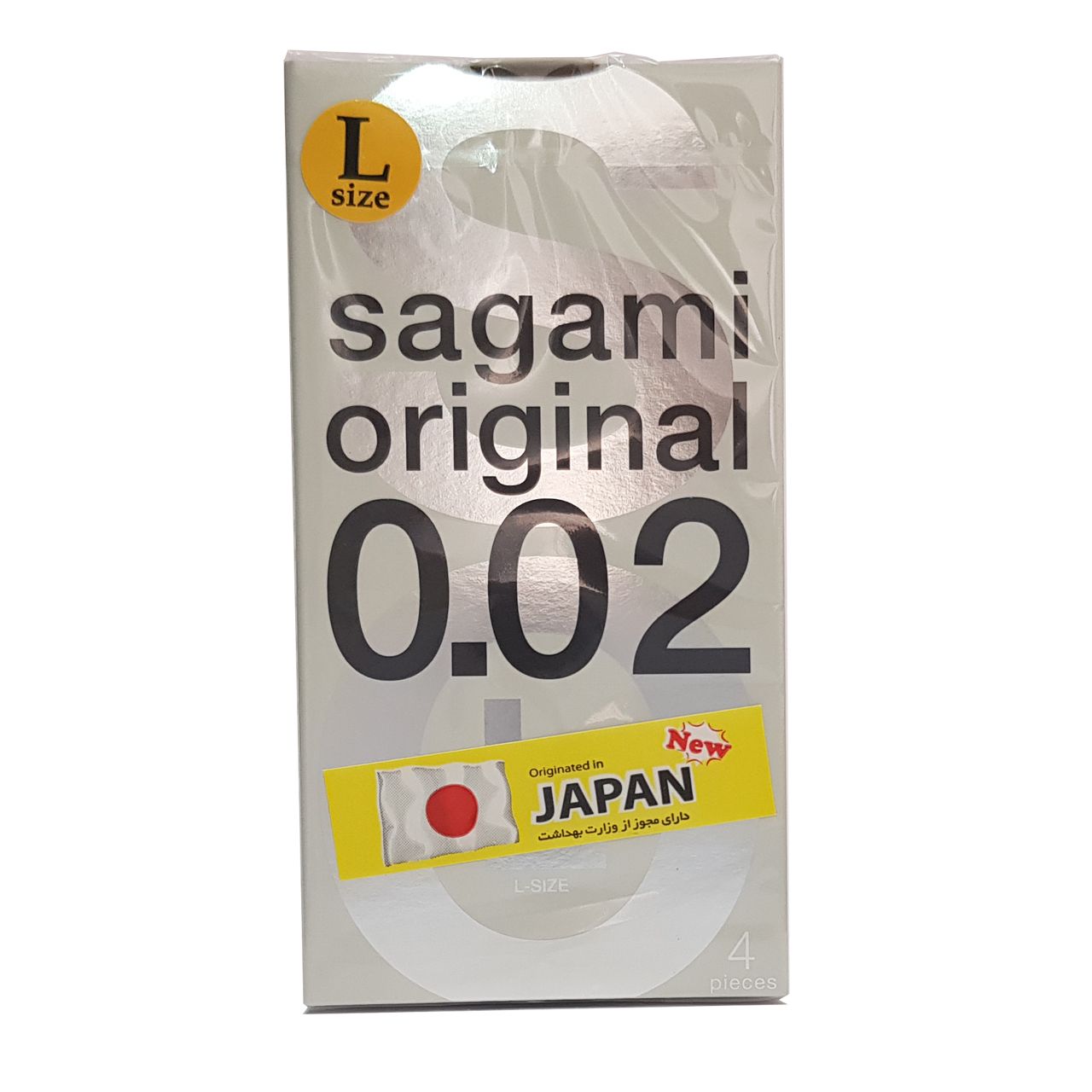 کاندوم ساگامی مدل لارج بسته 4 عددی -  - 1