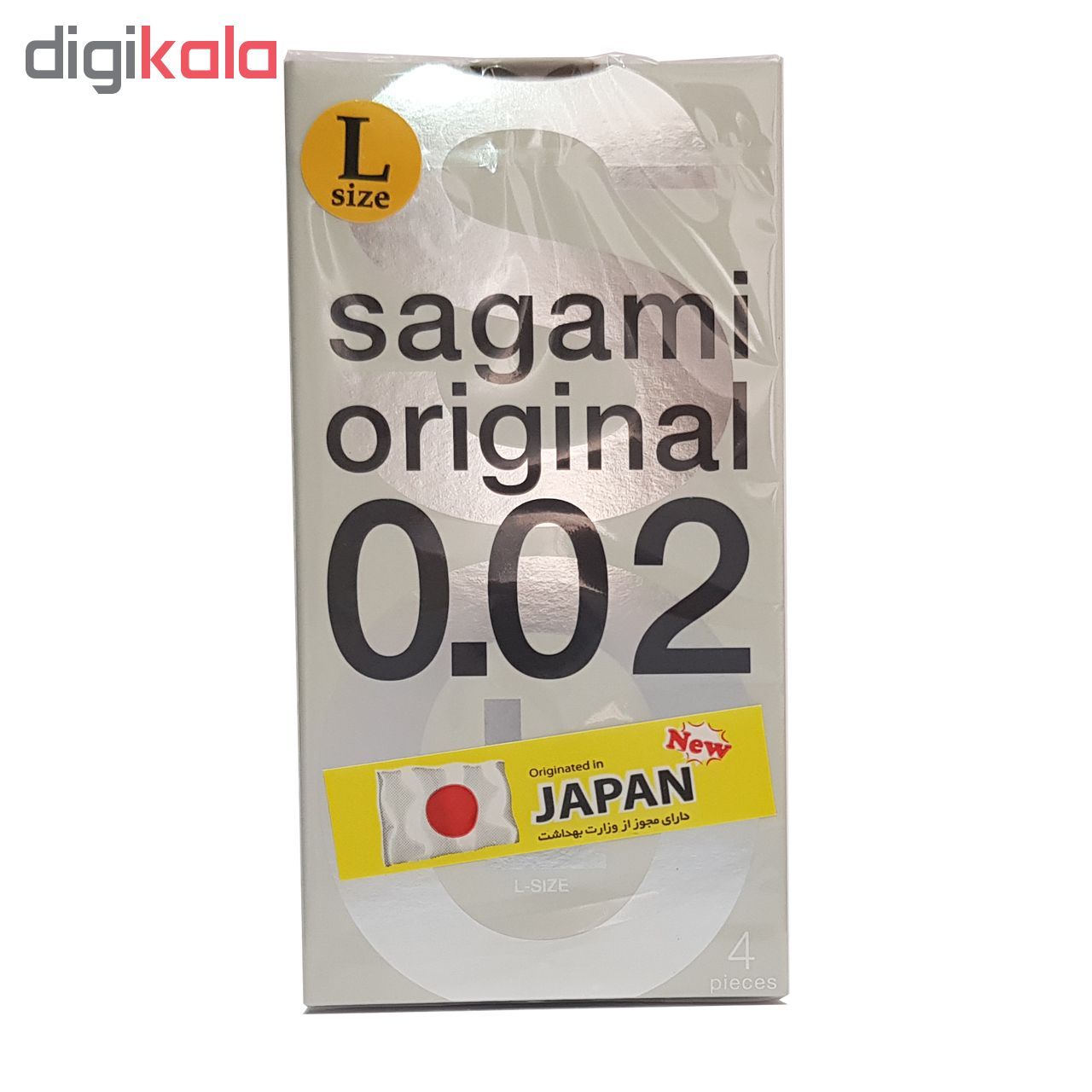 کاندوم ساگامی مدل لارج بسته 4 عددی -  - 2