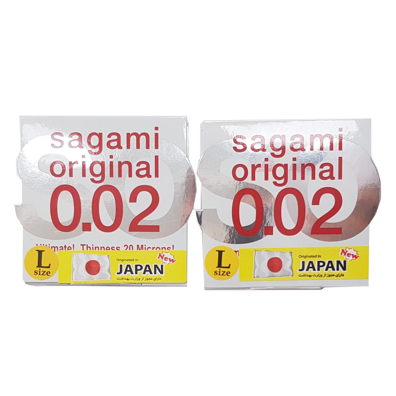 کاندوم ساگامی مدل لارج بسته 2 عددی -  - 1