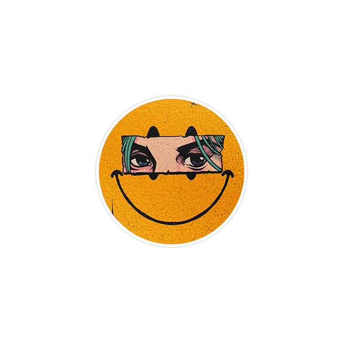 استیکر لپ تاپ ماسا دیزاین طرح چشم مدل STK66