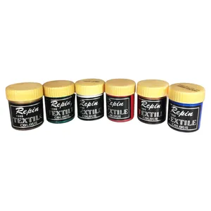 رنگ پارچه رپین کد TC-121 حجم 30 میلی لیتر بسته 6 عددی