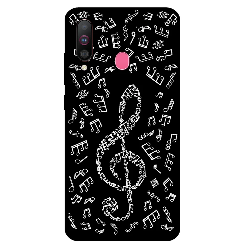 کاور مگافون طرح نوت موسیقی مدل 1370 مناسب برای گوشی موبایل سامسونگ Galaxy M30 / A40 S   
