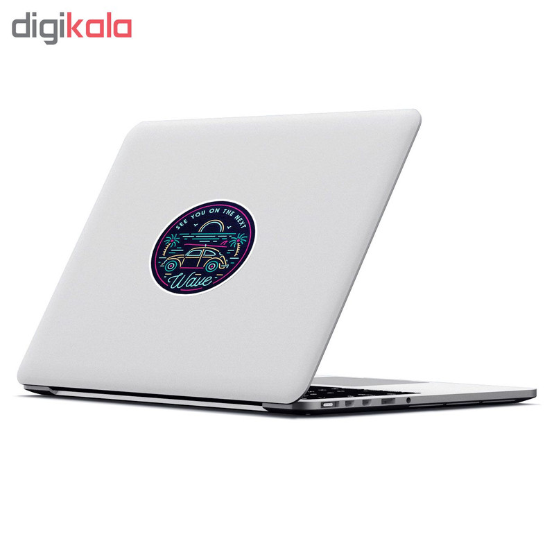 استیکر لپ تاپ ماسا دیزاین طرح فولکس مدل STK72