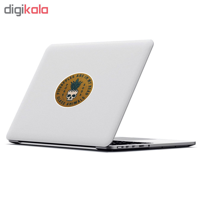 استیکر لپ تاپ ماسا دیزاین طرح آناناس مدل STK76