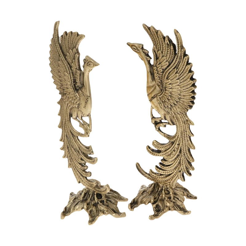 مجسمه تکریزان طرح سیمرغ کد 28 بسته 2 عددی