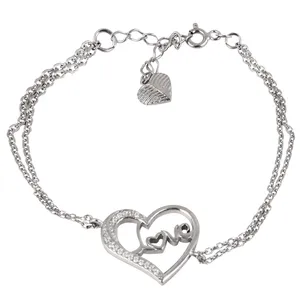 دستبند نقره زنانه مد و کلاس کد mc-482