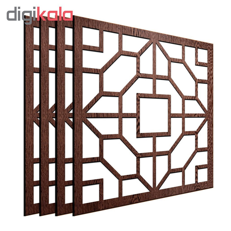 تایل سقفی کد LMG0078-V سایز 60*60 سانتی متر بسته 4 عددی