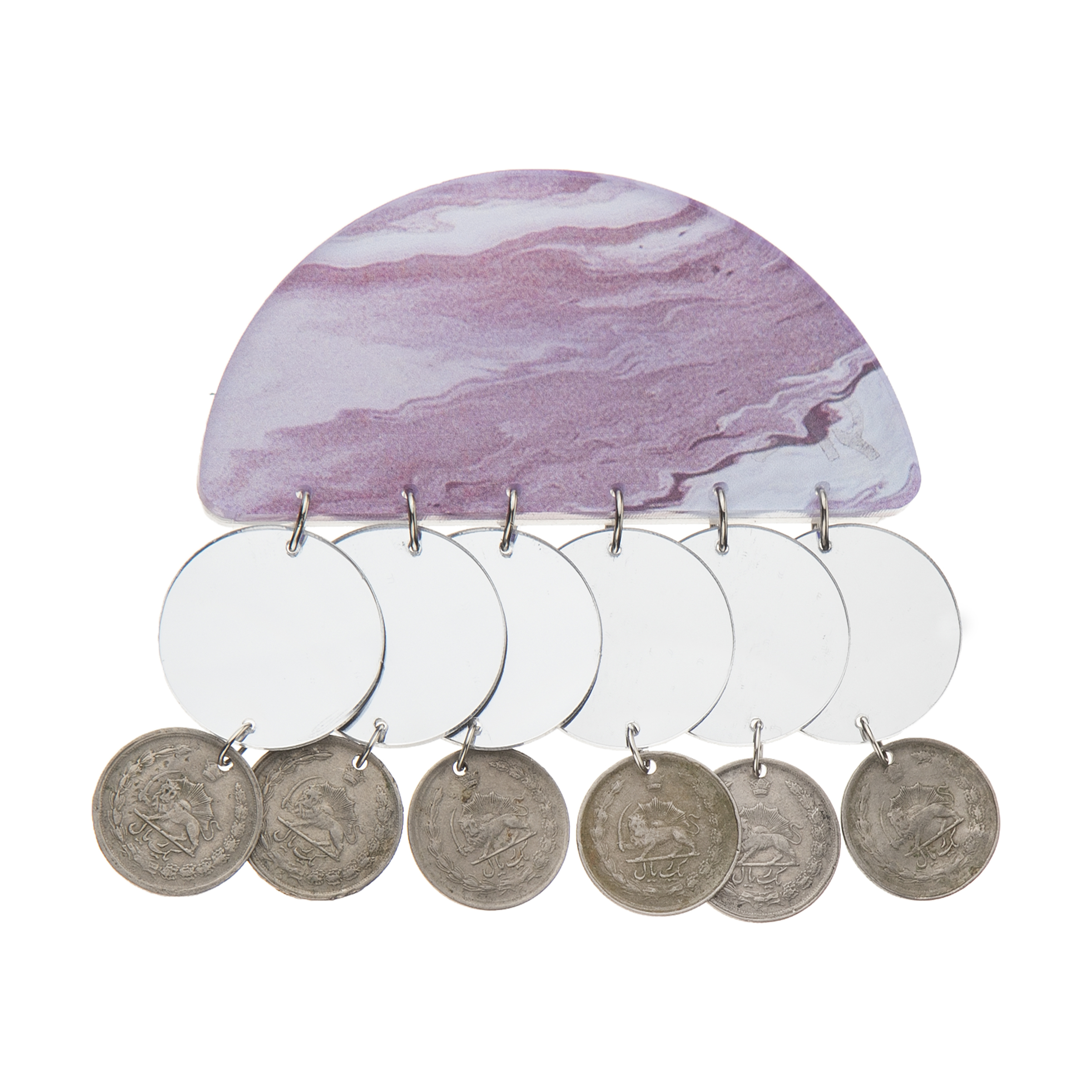 سنجاق سینه زنانه ارغوان روزبه مدل 1863109-72