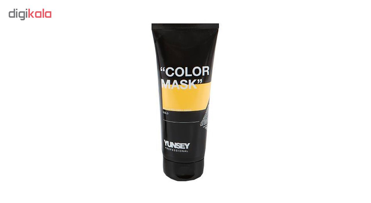 ماسک مو رنگساژ یانسی حجم 200 میلی لیتر کد 05 رنگ طلایی
