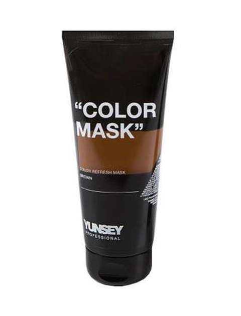 ماسک مو رنگساژ یانسی حجم 200 میلی لیتر کد 06 رنگ قهوه ای