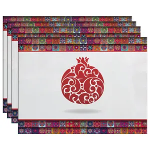 زیربشقابی طرح یلدا کد IDM 150  بسته 4 عددی