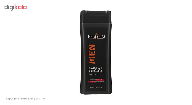 شامپو تقویت کننده و ضدشوره هیدرودرم مدل Fortifying and Anti-Dandruff حجم 250 میلی لیتر