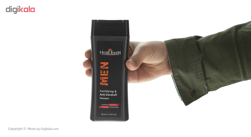 شامپو تقویت کننده و ضدشوره هیدرودرم مدل Fortifying and Anti-Dandruff حجم 250 میلی لیتر