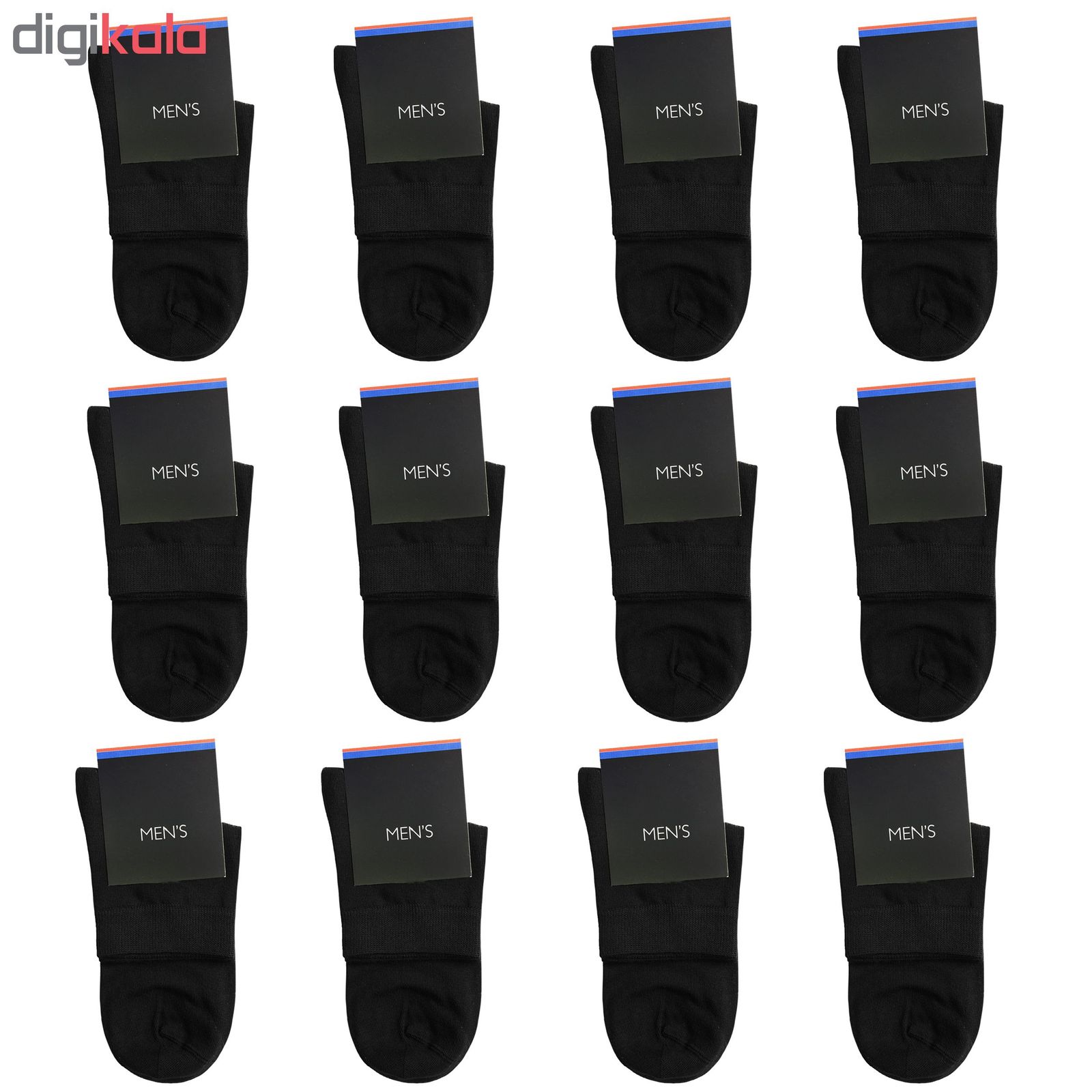 جوراب مردانه کد RG-TC 154 بسته 12 عددی - - 2