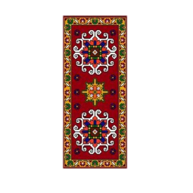 نخ و نقشه تابلو فرش طرح کوسن دوگل کد ۰۱