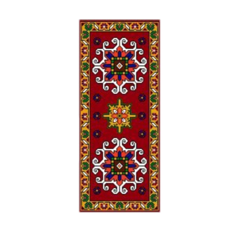نخ و نقشه تابلو فرش طرح کوسن دوگل کد ۰۱