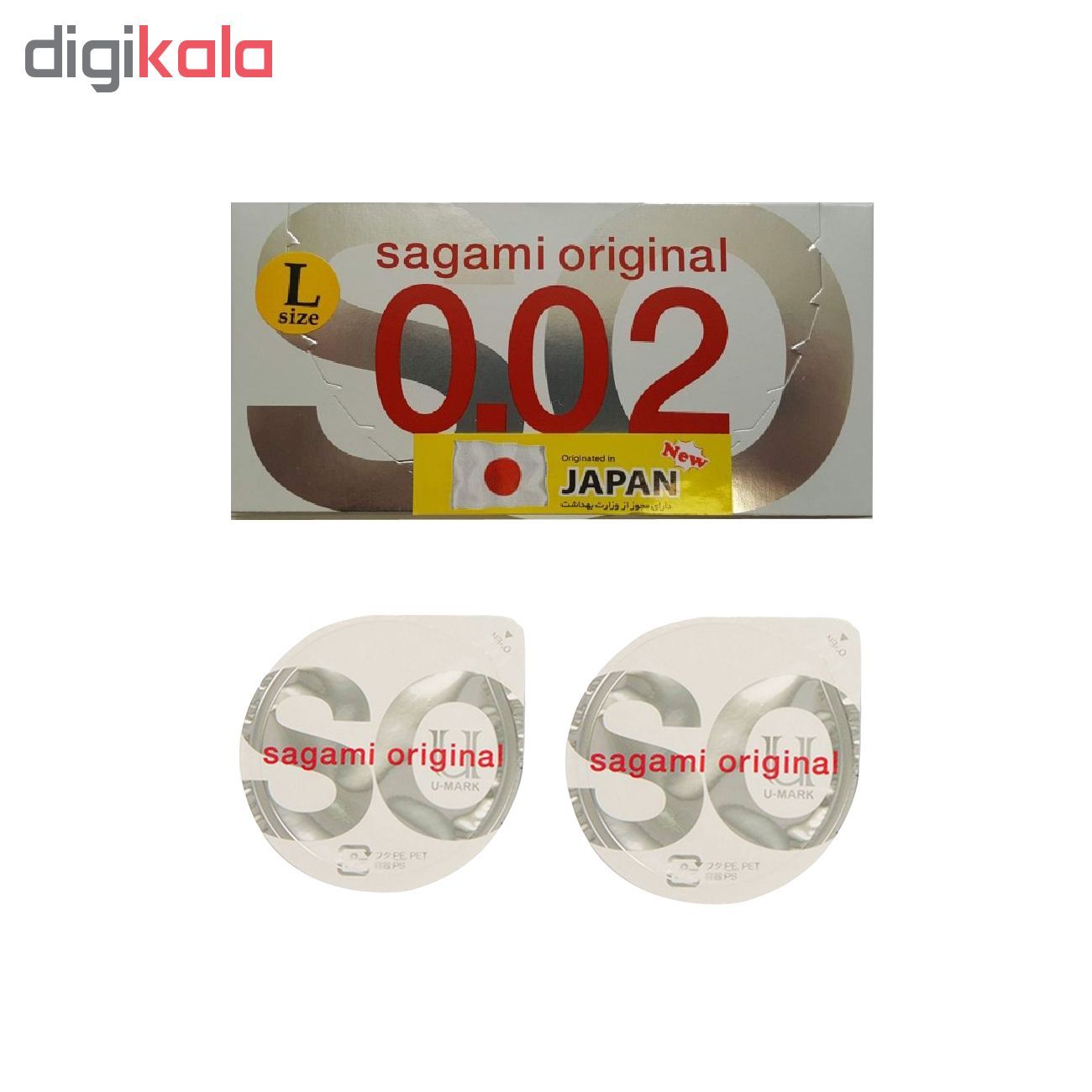 کاندوم ساگامی مدل L02-2 بسته 2 عددی -  - 3