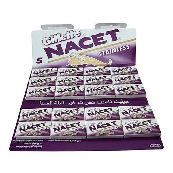 تیغ یدک اصلاح ژیلت مدل ناست مجموعه 20 عددی تیغ یدک اصلاح ژیلت مدل ناست مجموعه 20 عددی