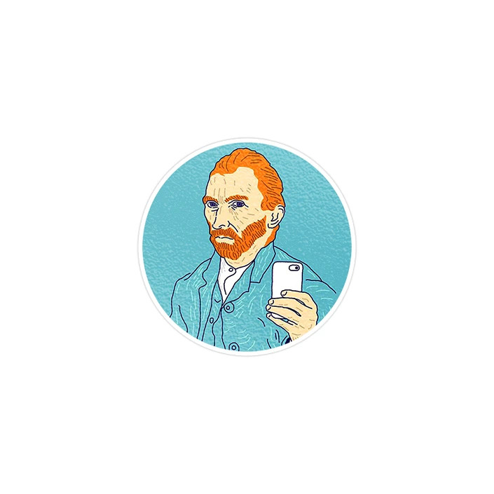 استیکر لپ تاپ ماسا دیزاین طرح ونسان ون گوگ مدل STK89