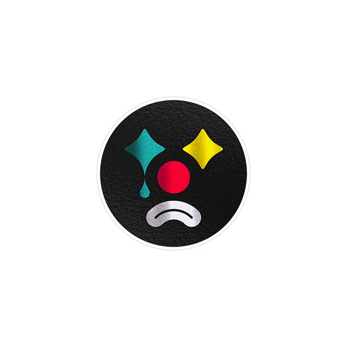 استیکر لپ تاپ ماسا دیزاین طرح دلقک مدل STK96