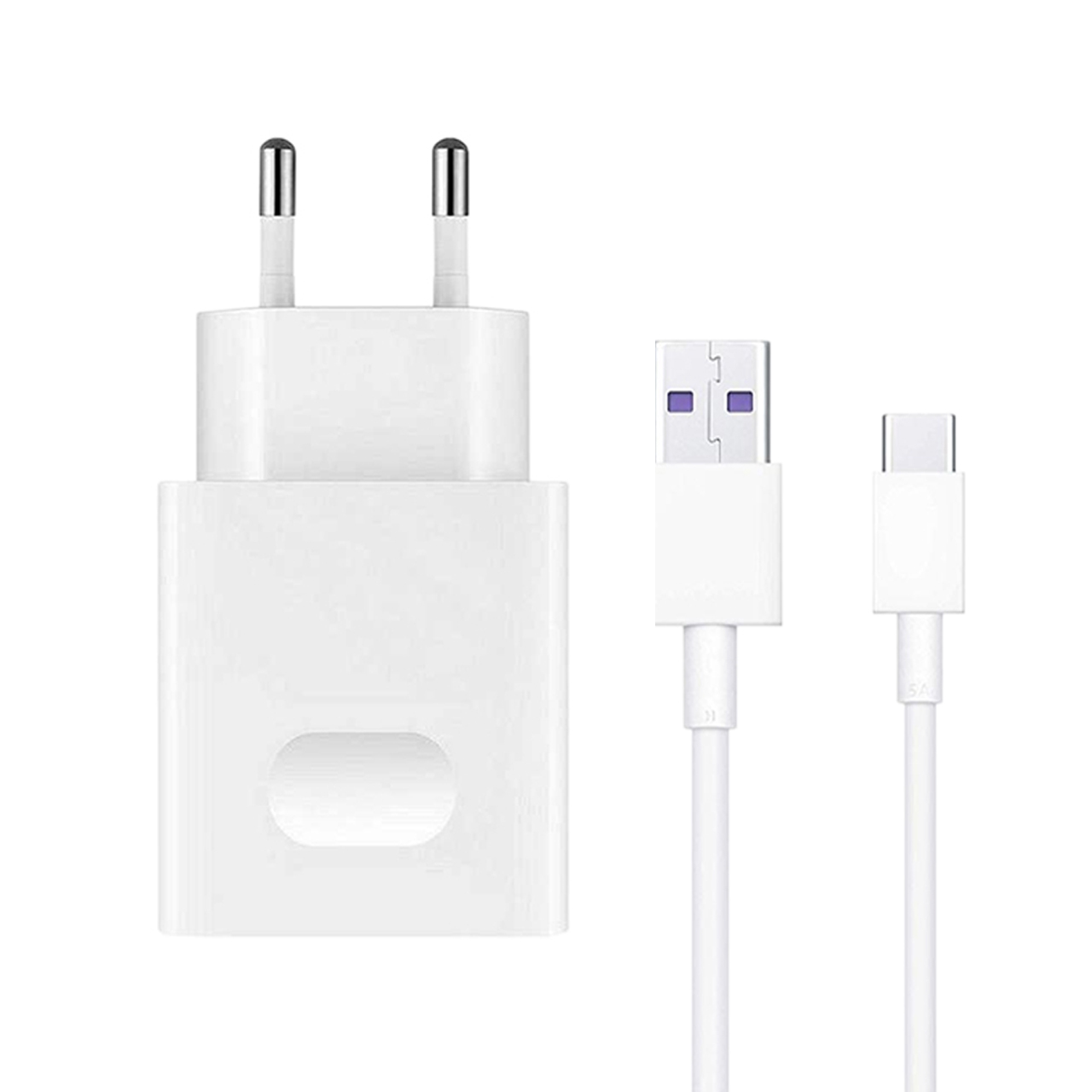 شارژر دیواری مدل HW005 به همراه کابل تبدیل USB-C