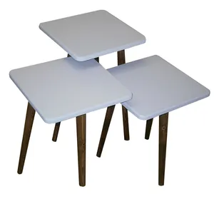 میز عسلی مدل 123 کد 06 مجموعه 3 عددی