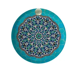 آینه جیبی طرح کاشی کد ai63