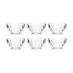 پیاله شیشه و بلور اصفهان سری فلورانس کد 923 بسته 6 عددی