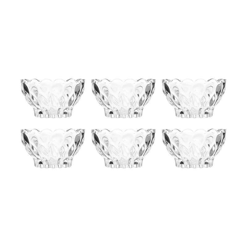 پیاله شیشه و بلور اصفهان سری فلورانس کد 923 بسته 6 عددی