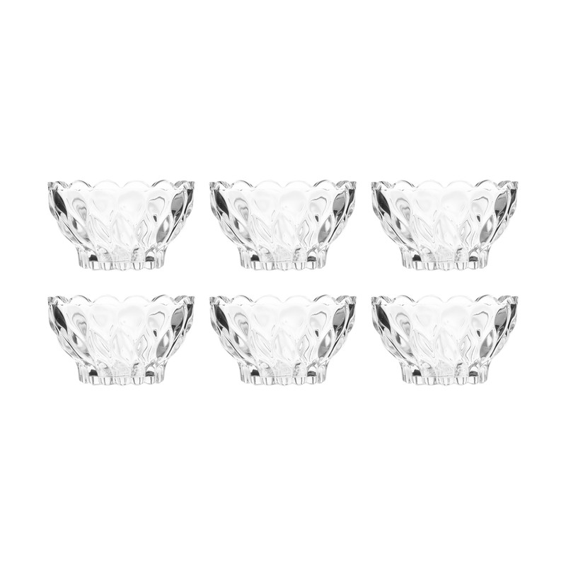 پیاله شیشه و بلور اصفهان سری فلورانس کد 923 بسته 6 عددی