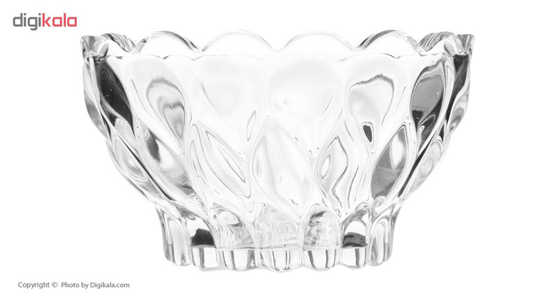 پیاله شیشه و بلور اصفهان سری فلورانس کد 923 بسته 6 عددی