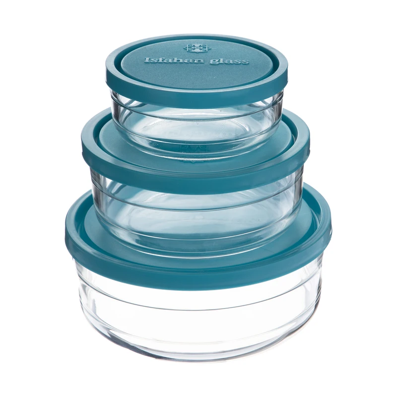 ست 3پارچه نگهدارنده شیشه و بلور اصفهان مدل دنا کد 675