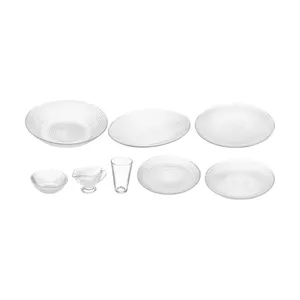 سرویس غذا خوری 33 پارچه بلور کاوه سری ونیز مدل ُSE0351GCL