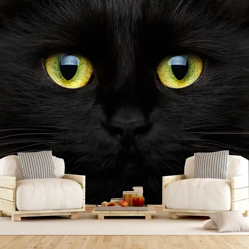 پوستر دیواری سه بعدی طرح گربه کد A1728