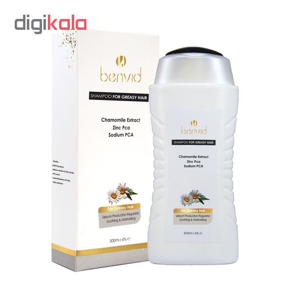 شامپو مو بنوید مدل بابونه و زینک حجم 300 میلی لیتر