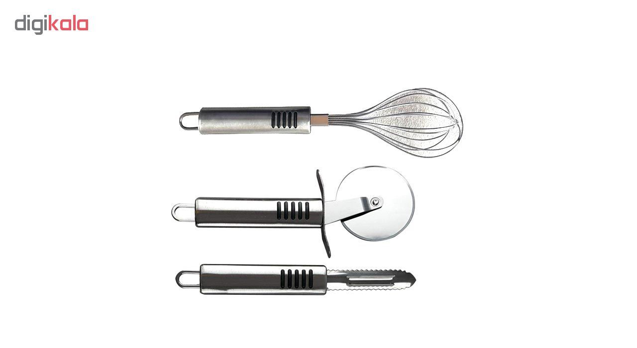 سرویس 8 پارچه ابزار آشپزخانه آرورا مدل Carre 